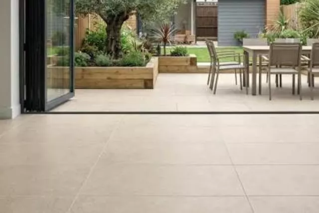Outdoor paving patio