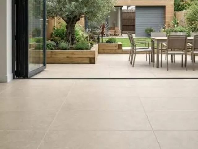 Outdoor paving patio